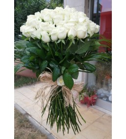 Beyaz Gül Buketi 1